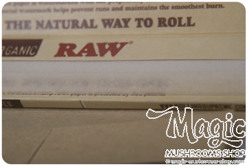 RAW Organic 1 1/4 Size Connoisseur Rolling Papers and Tips