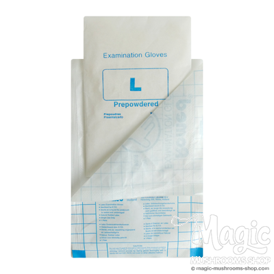 Guantes de látex estériles, por par